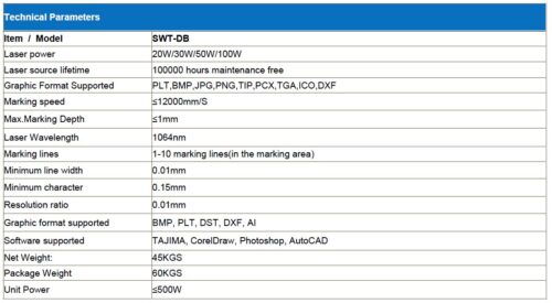 Desktop UV laser marking machine SWT-DB-04 - Image 3