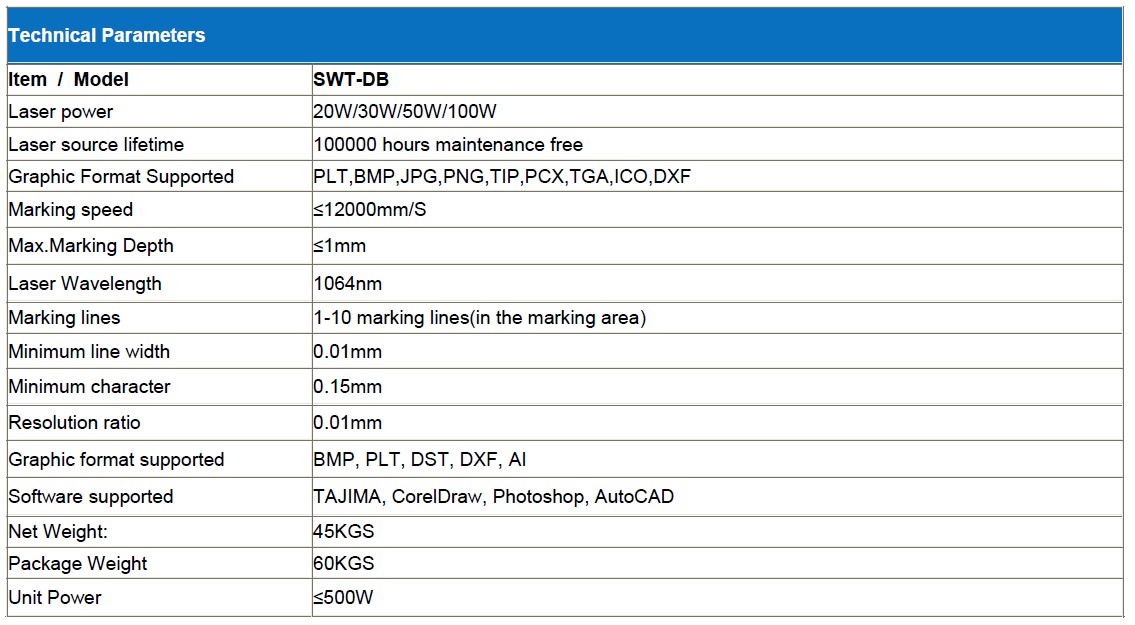 Desktop UV laser marking machine SWT-DB-04 - Image 3